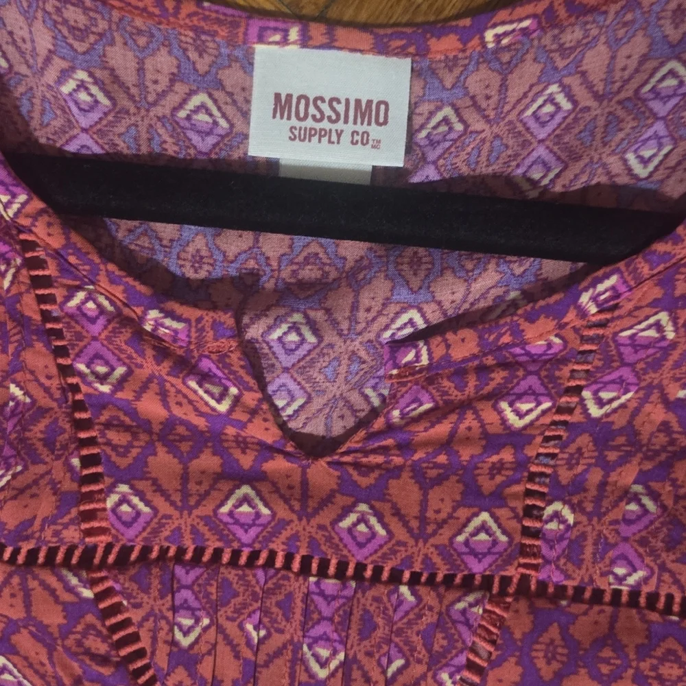 Women's Pinkish Tones Long Sleeve Top Mossimo - Picture 3 of 6